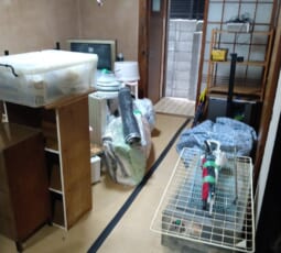 不用品回収 作業前の写真