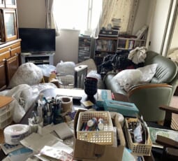 不用品回収 作業前の写真
