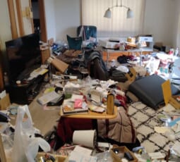 汚部屋 作業前の写真