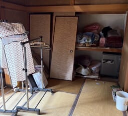 遺品整理 作業前の写真