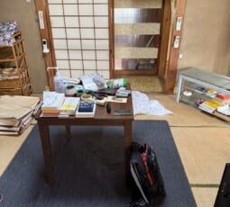遺品整理 作業前の写真