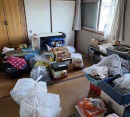 遺品整理 作業前の写真