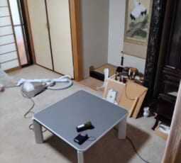 遺品整理 作業前の写真