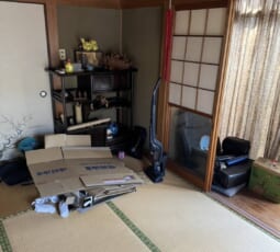 遺品整理 作業前の写真