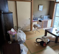遺品整理 作業前の写真
