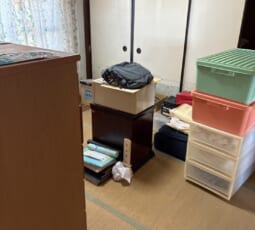 遺品整理 作業前の写真