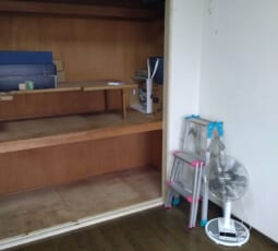不用品回収 撤去後の写真