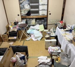 遺品整理 作業前の写真