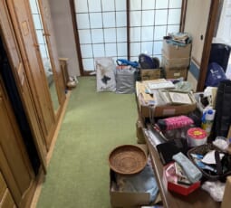 遺品整理 作業前の写真
