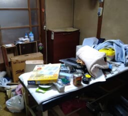遺品整理 作業前の写真