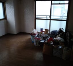 不用品回収 撤去後の写真