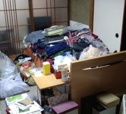 不用品回収 作業前の写真