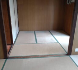 不用品回収 撤去後の写真