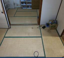 大量の不用品回収（ゴミ屋敷） 撤去後の写真
