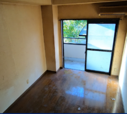 大量の不用品回収(ゴミ屋敷) 撤去後の写真