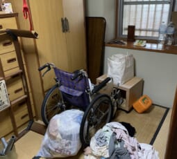 遺品整理 作業前の写真