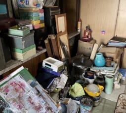 遺品整理 作業前の写真