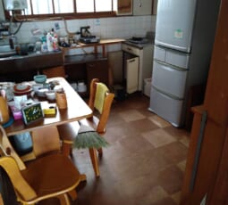 一軒家丸ごと片付け 作業前の写真