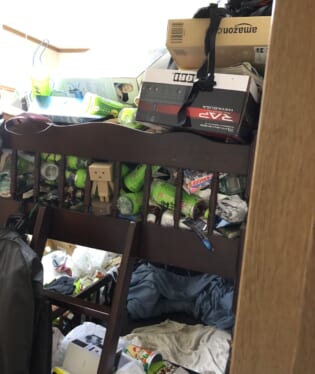 大阪 E様のゴミ屋敷片付け前のご自宅の写真