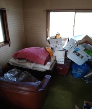 奈良県生駒郡平群町 U様の不用品回収作業前のご自宅の写真