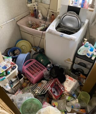 大阪 R様のゴミ屋敷片付け前のご自宅の写真