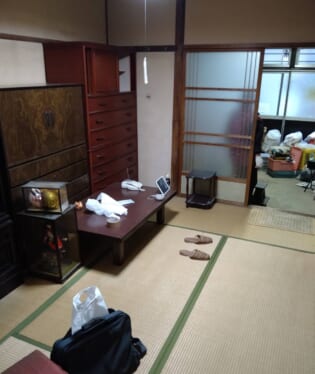 奈良県吉野郡川上村 N様の遺品整理作業前のご自宅の写真