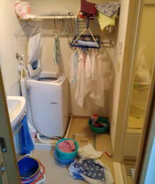 奈良県吉野郡吉野町 B様の遺品整理作業前のご自宅の写真