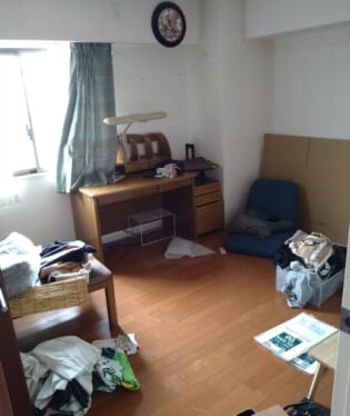 奈良県吉野郡十津川村 G様の遺品整理作業前のご自宅の写真