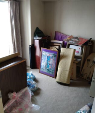 奈良県吉野郡上北山村 R様の遺品整理作業前のご自宅の写真