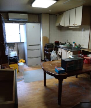 奈良県宇陀郡曽爾村 C様の遺品整理作業前のご自宅の写真