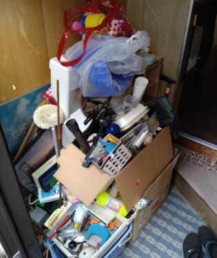 奈良県五條市 I様の不用品回収作業前のご自宅の写真