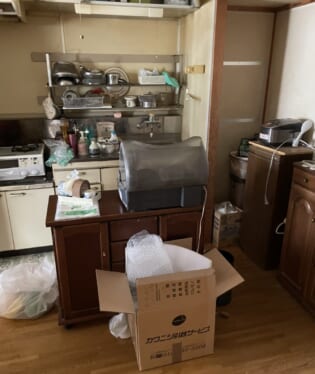 奈良県奈良市 H様の遺品整理作業前のご自宅の写真