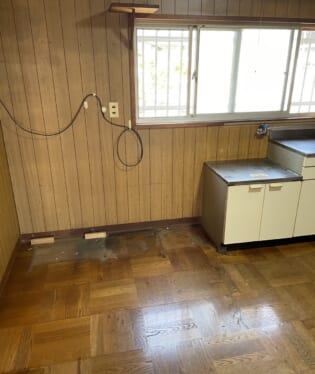 大阪府和泉市 A様の不用品回収作業後のご自宅の写真