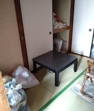 大阪府東大阪市 B様の遺品整理作業前のご自宅の写真
