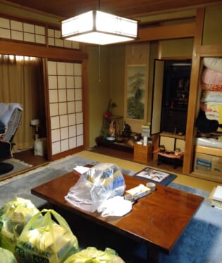 奈良県生駒市　K様の不用品回収作業前のご自宅の写真