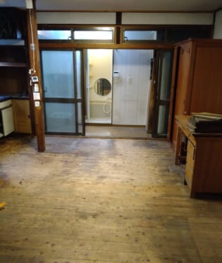 大阪府大阪市此花区 O様の不用品回収作業後のご自宅の写真