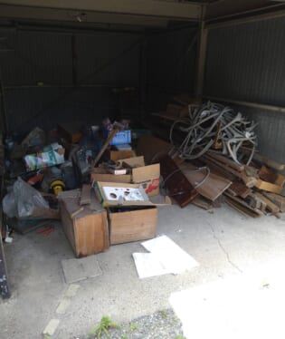 京都府舞鶴市　M様の不用品回収作業前のご自宅の写真