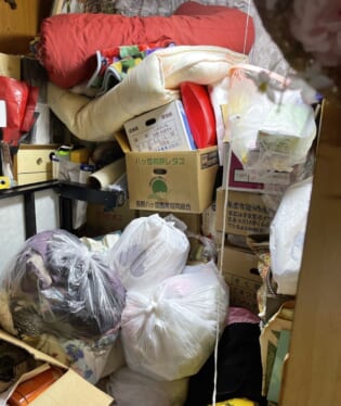 大阪 H様のゴミ屋敷片付け前のご自宅の写真