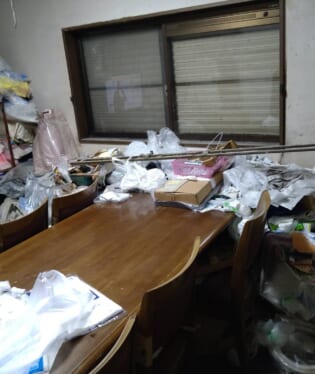 奈良 F様のゴミ屋敷片付け前のご自宅の写真