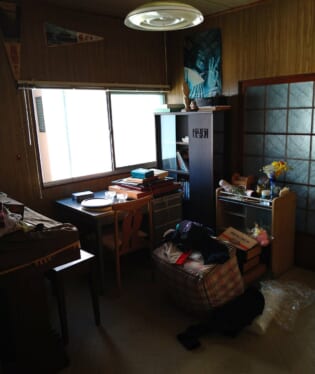 大阪府大阪市城東区 J様の不用品回収作業前のご自宅の写真