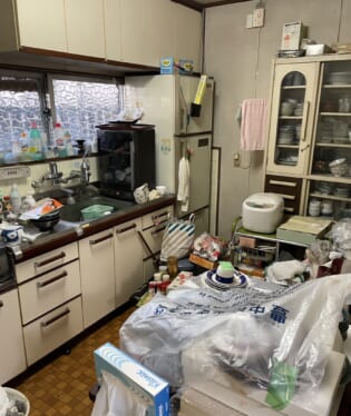 大阪府豊中市 T様の不用品回収作業前のご自宅の写真