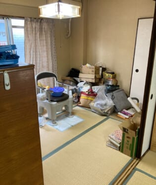 大阪府摂津市 W様の不用品回収作業前のご自宅の写真