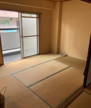 大阪府摂津市 W様の不用品回収作業後のご自宅の写真