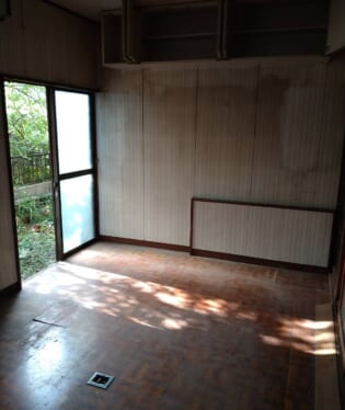 大阪府岸和田市 G様の不用品回収作業後のご自宅の写真