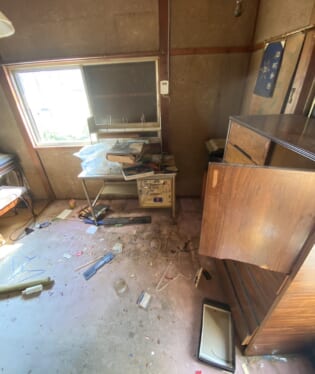 京都府八幡市 I様の不用品回収作業前のご自宅の写真