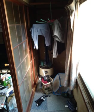 大阪府 I様の特殊清掃作業前のご自宅の写真