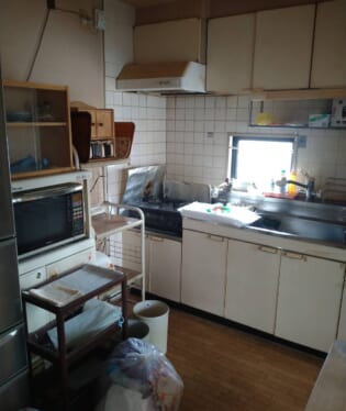 奈良県摂津市 T様の不用品回収作業前のご自宅の写真