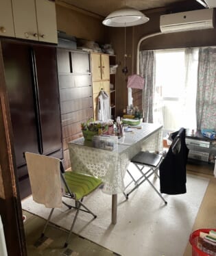 大阪府大阪市住之江区 W様の不用品回収作業前のご自宅の写真