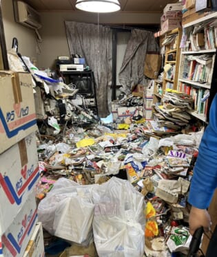 大阪　N様のゴミ屋敷片付け前のご自宅の写真