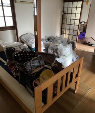 大阪府大阪市城東区 N様の不用品回収作業前のご自宅の写真
